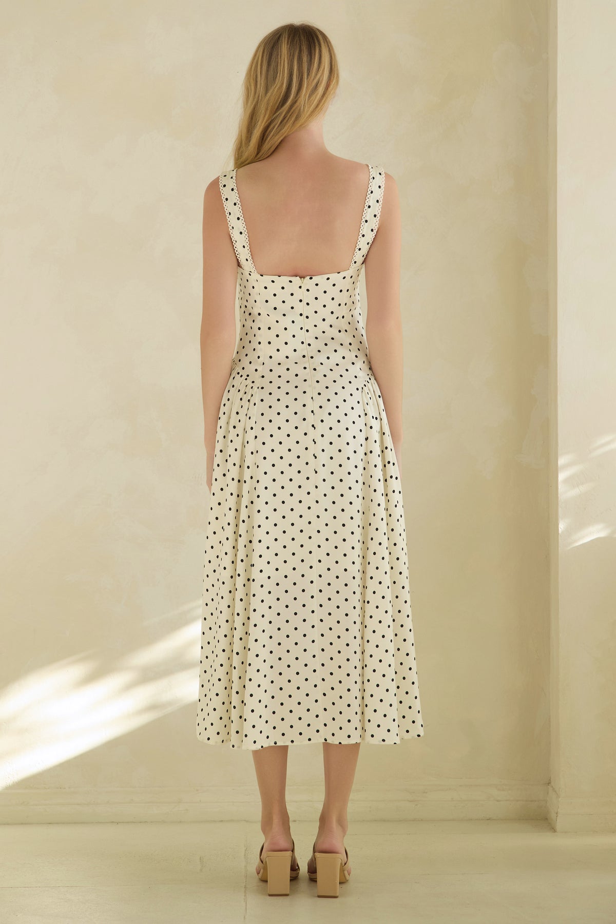The Parisienne Polka-Dot Dress